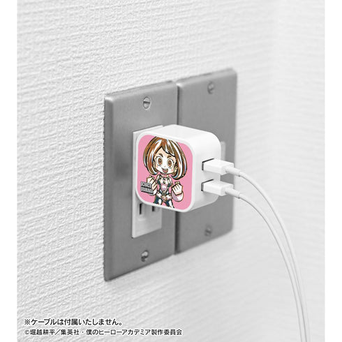 『僕のヒーローアカデミア』麗日お茶子 デフォルメAni-Art 2ポートUSBアダプター【202508再販】